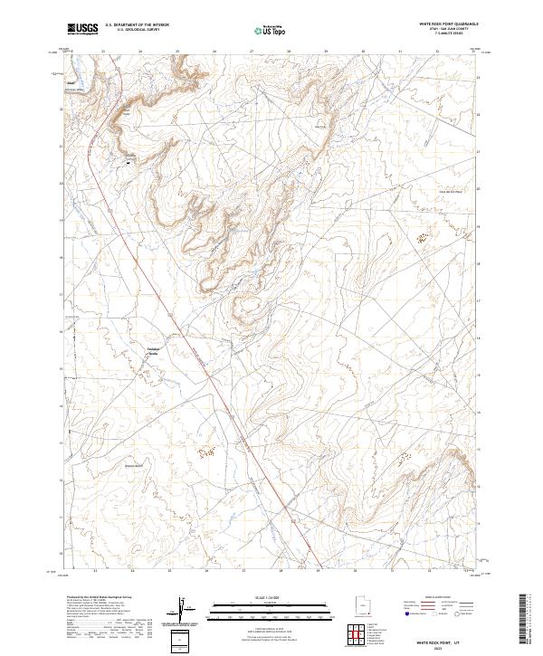 USGS Topographic Map – White Rock Point