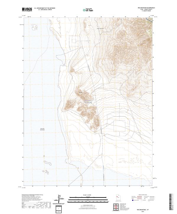 USGS Topographic Map – Wig Mountain