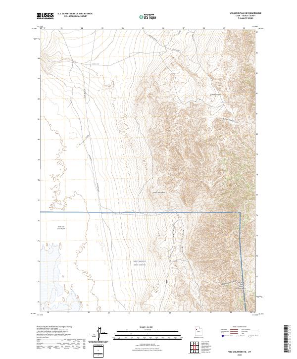 USGS Topographic Map – Wig Mountain NE