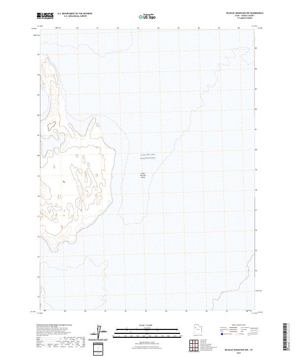 USGS Topographic Map – Wildcat Mountain NW