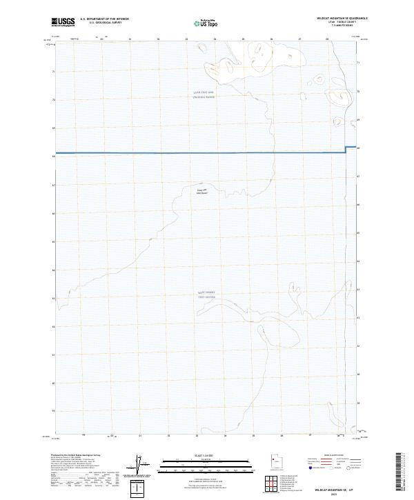 2023 Map of Wildcat Mountain SE, 2023 Print