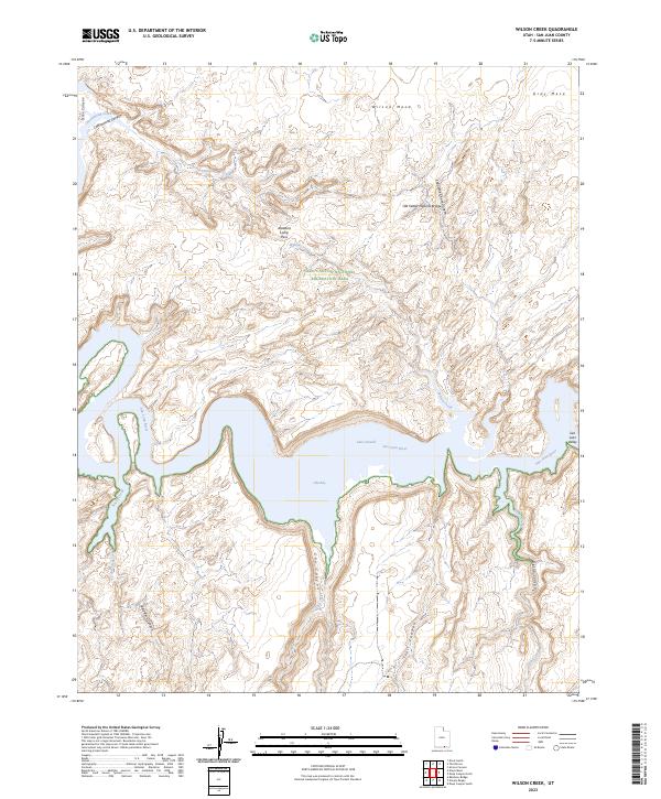 USGS Topographic Map – Wilson Creek