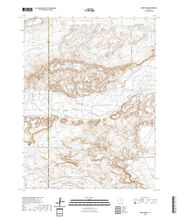USGS Topographic Map – Windy Ridge