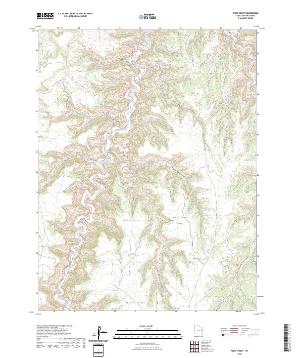 USGS Topographic Map – Wolf Point