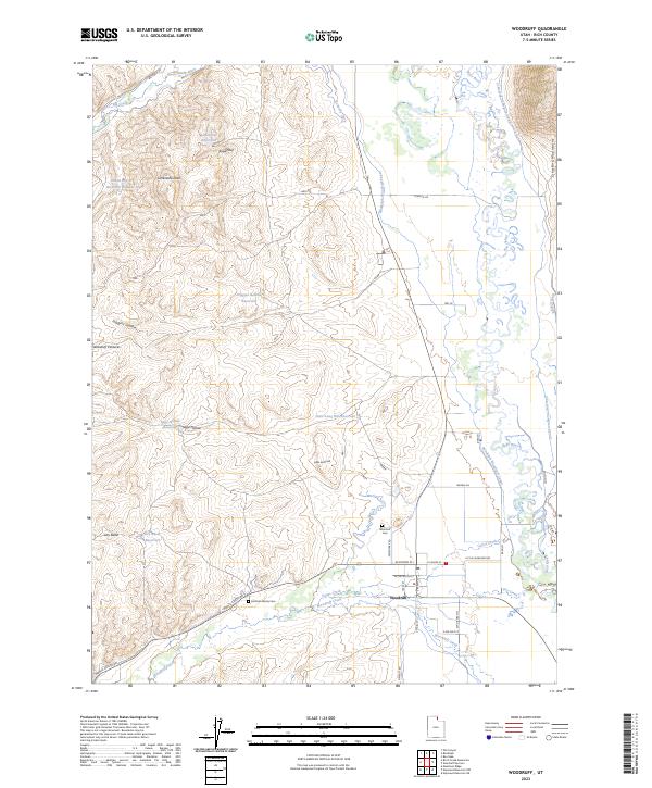 USGS Topographic Map – Woodruff