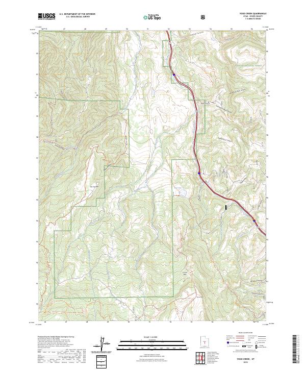 USGS Topographic Map – Yogo Creek