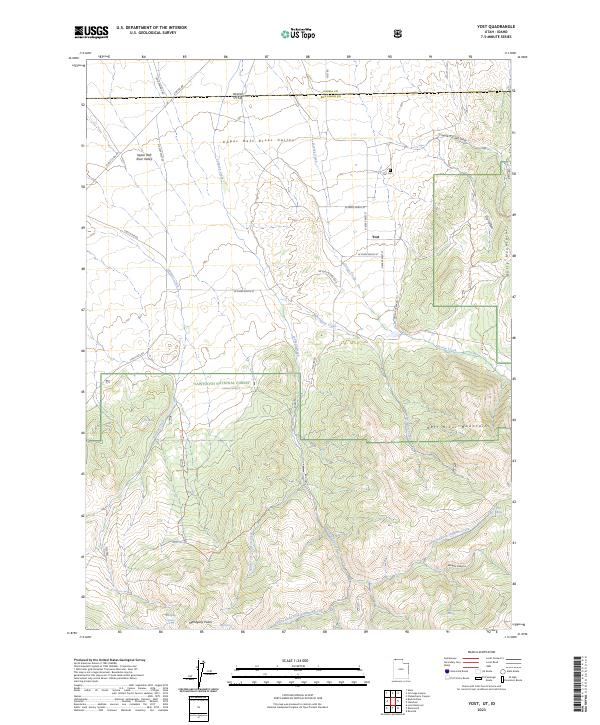 USGS Topographic Map – Yost