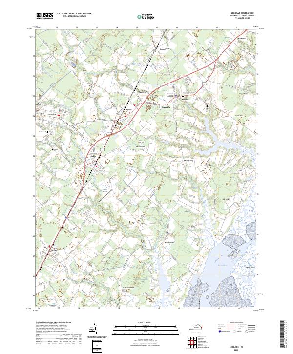 USGS Topographic Map – Accomac
