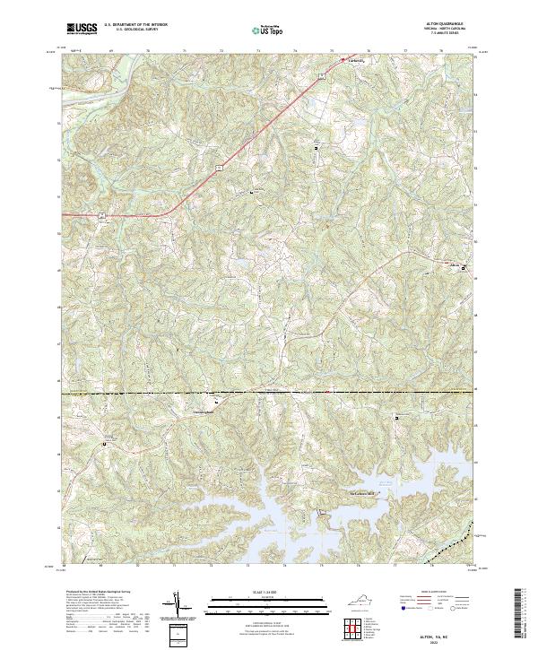 USGS Topographic Map – Alton