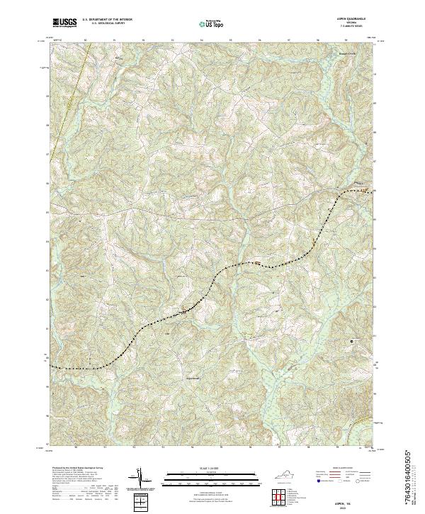 USGS Topographic Map – Aspen