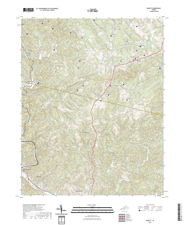 USGS Topographic Map – Bassett