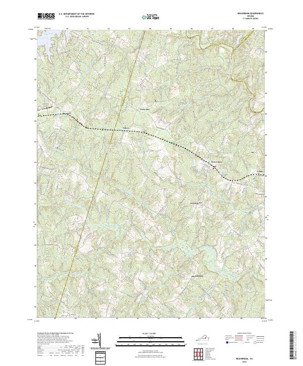 USGS Topographic Map – Beaverdam