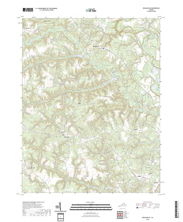 USGS Topographic Map – Beulahville