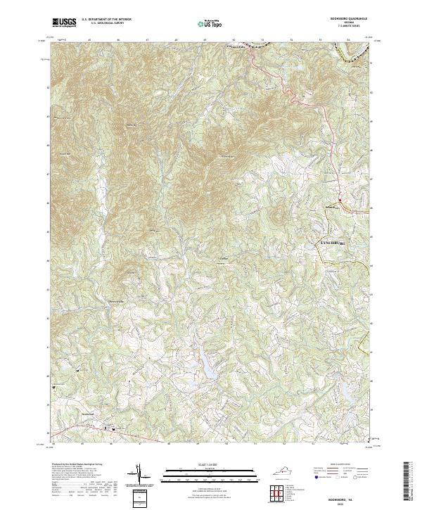 USGS Topographic Map – Boonsboro