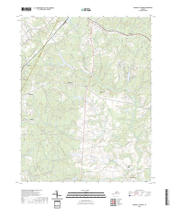 USGS Topographic Map – Boswells Tavern