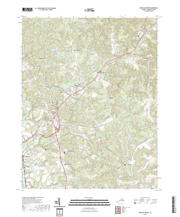 USGS Topographic Map – Bowling Green