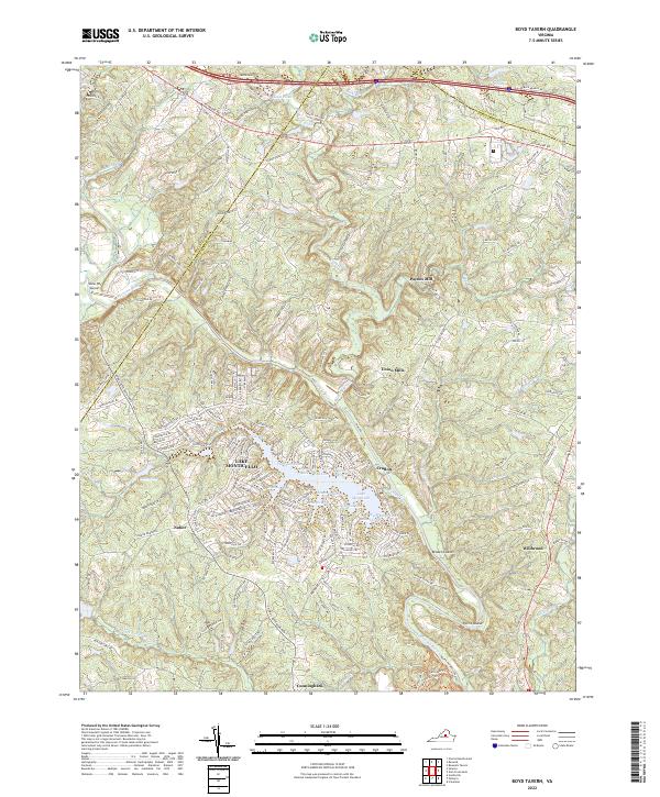 USGS Topographic Map – Boyd Tavern