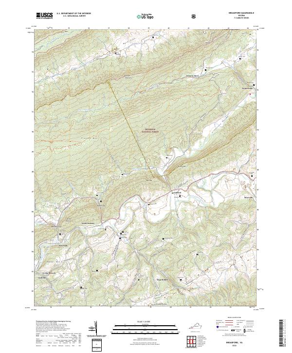 USGS Topographic Map – Broadford