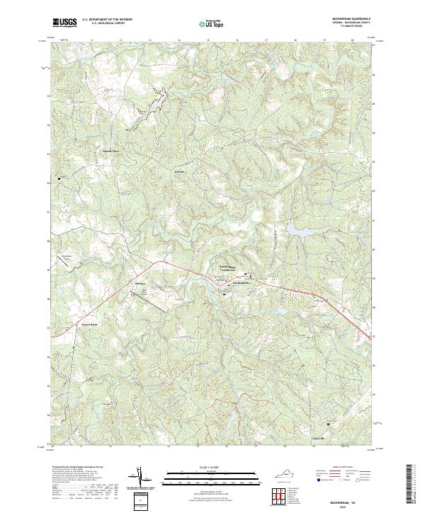 USGS Topographic Map – Buckingham