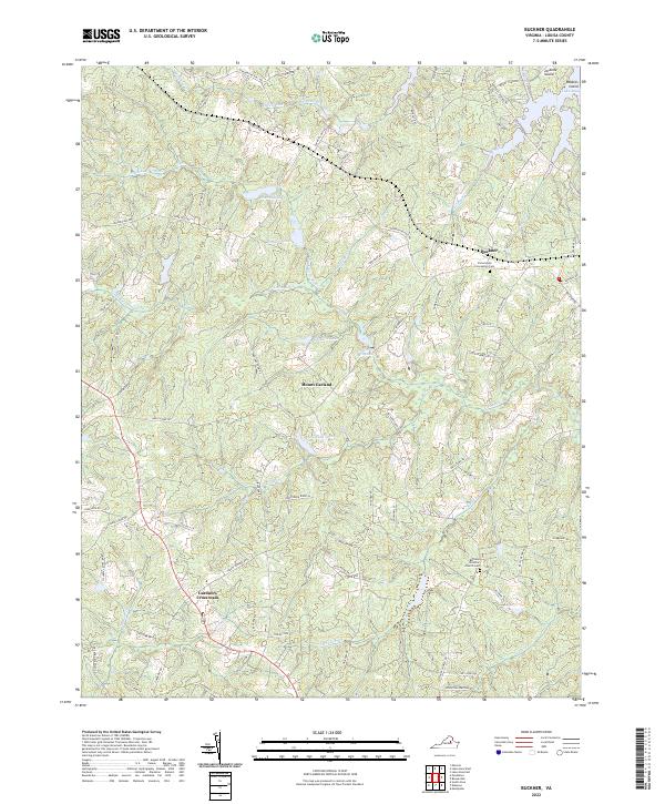 USGS Topographic Map – Buckner
