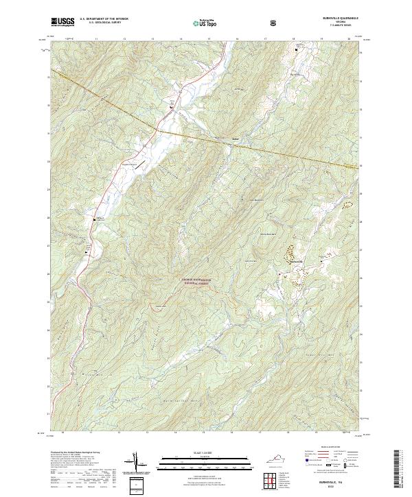 USGS Topographic Map – Burnsville