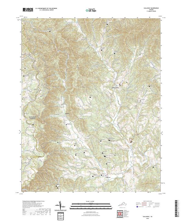 USGS Topographic Map – Callaway