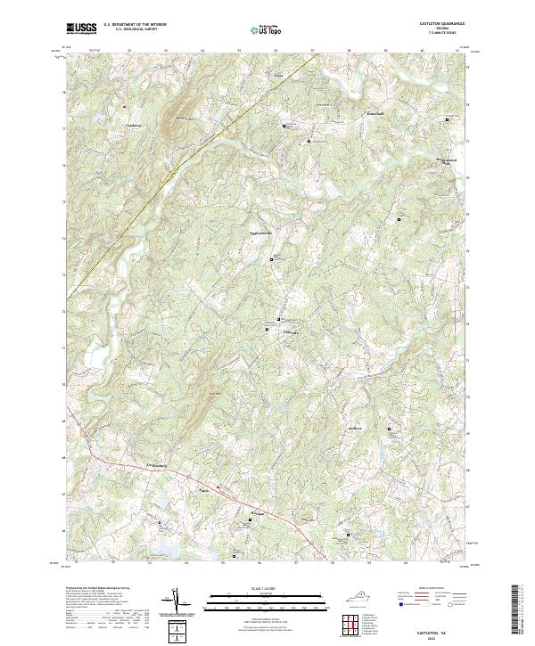 USGS Topographic Map – Castleton