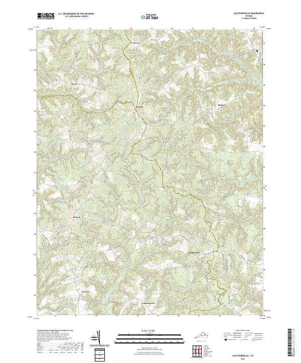 USGS Topographic Map – Cauthornville