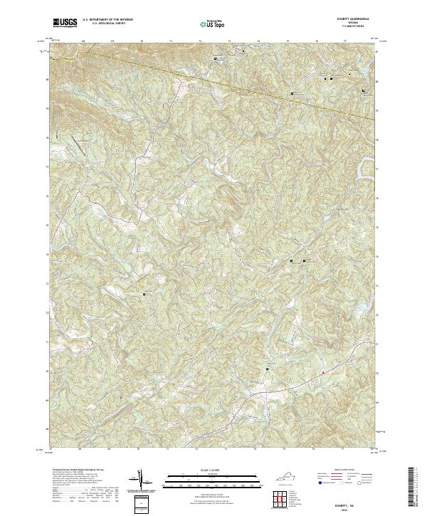 USGS Topographic Map – Charity