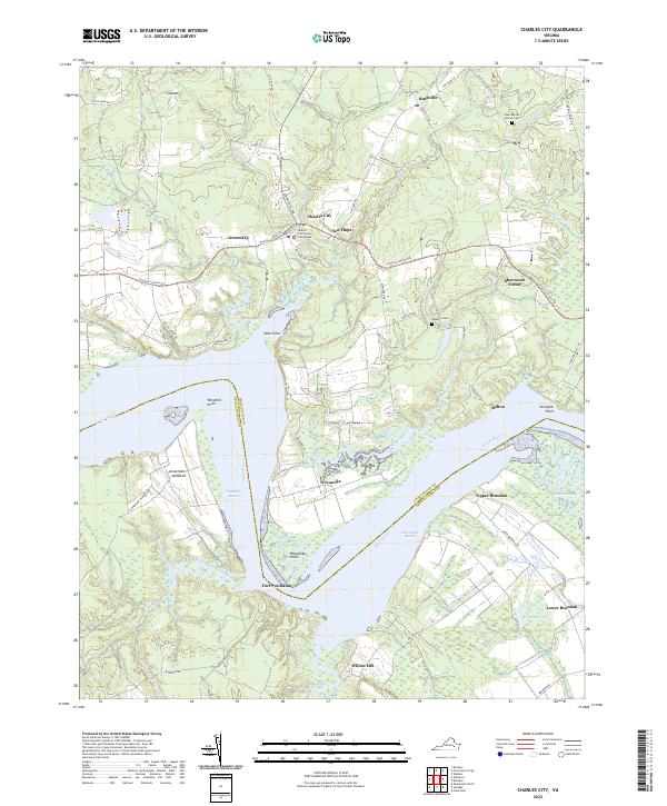 USGS Topographic Map – Charles City