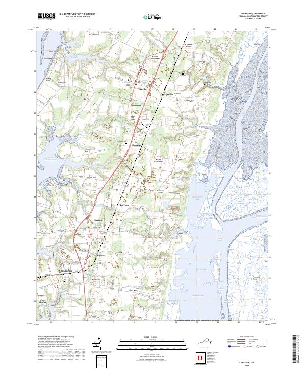 USGS Topographic Map – Cheriton