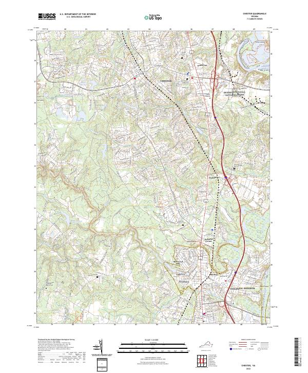 USGS Topographic Map – Chester