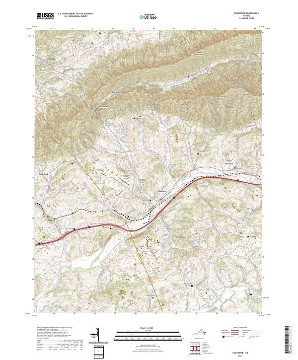 USGS Topographic Map – Chilhowie