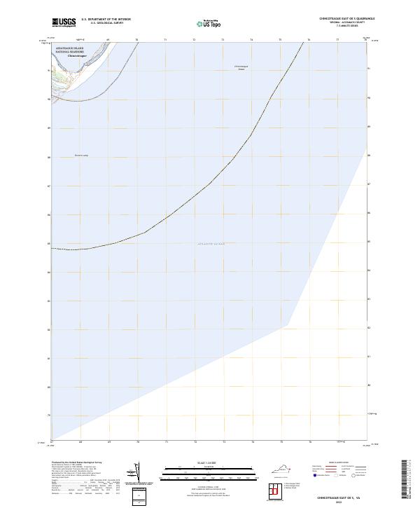 USGS Topographic Map – Chincoteague East OE S
