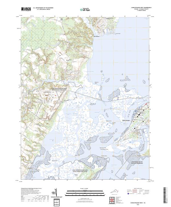 USGS Topographic Map – Chincoteague West