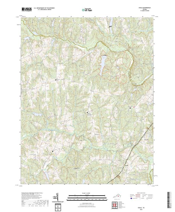 USGS Topographic Map – Chula