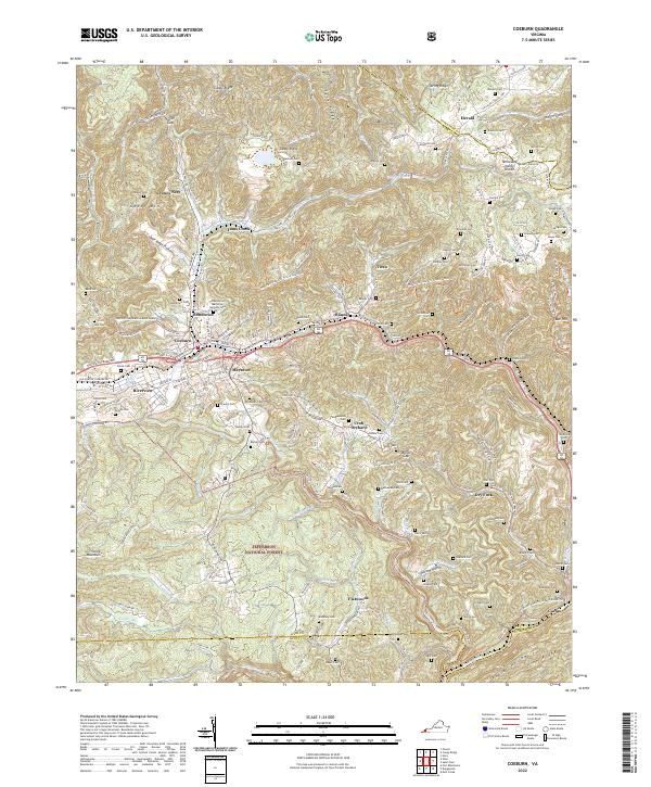 USGS Topographic Map – Coeburn