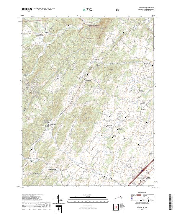 USGS Topographic Map – Conicville