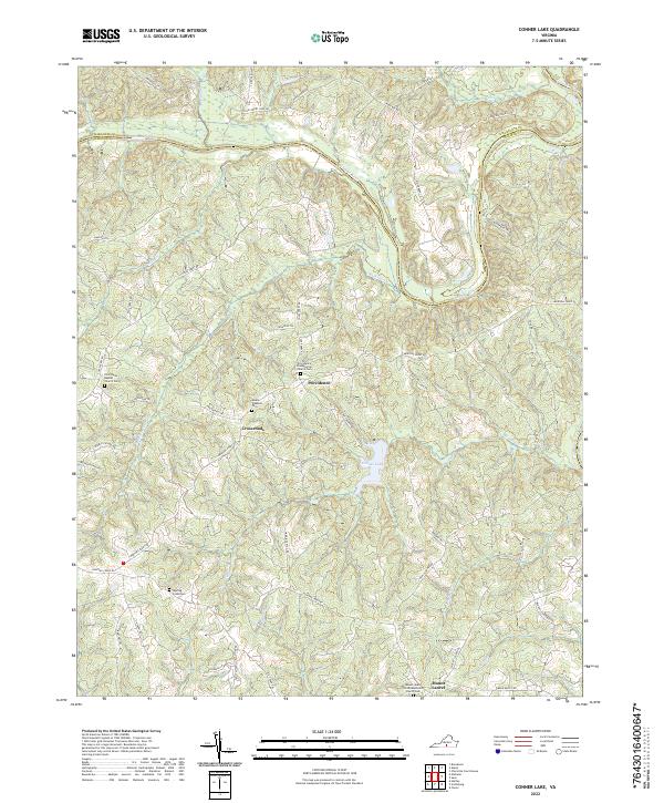 USGS Topographic Map – Conner Lake