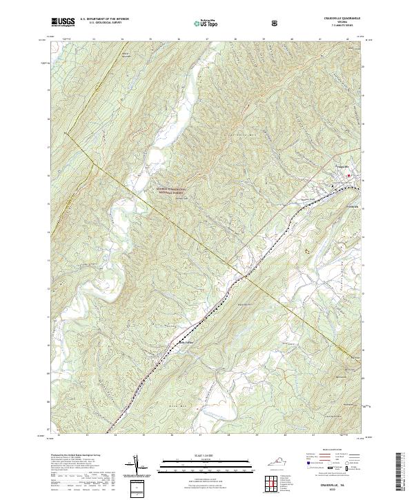 USGS Topographic Map – Craigsville
