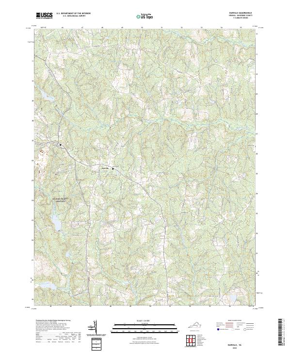 USGS Topographic Map – Darvills