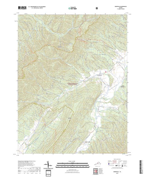 USGS Topographic Map – Deerfield