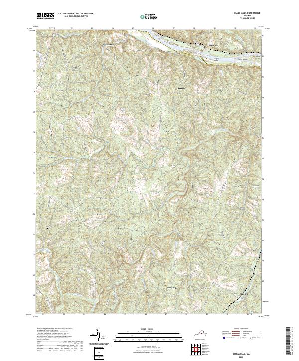 USGS Topographic Map – Diana Mills