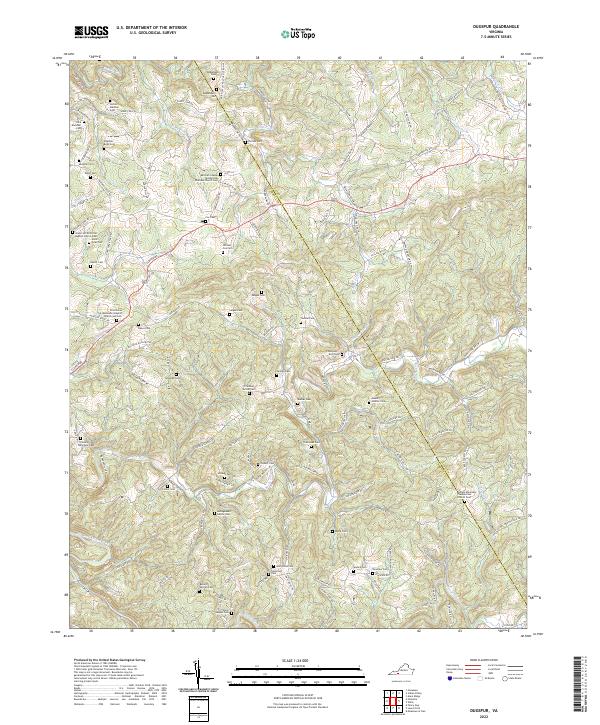 USGS Topographic Map – Dugspur