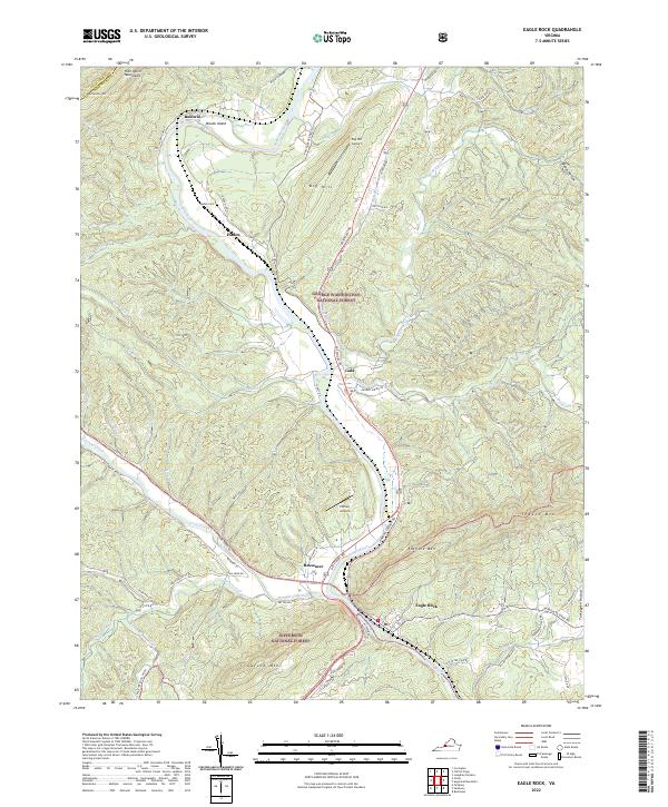 USGS Topographic Map – Eagle Rock