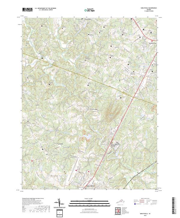 USGS Topographic Map – Earlysville