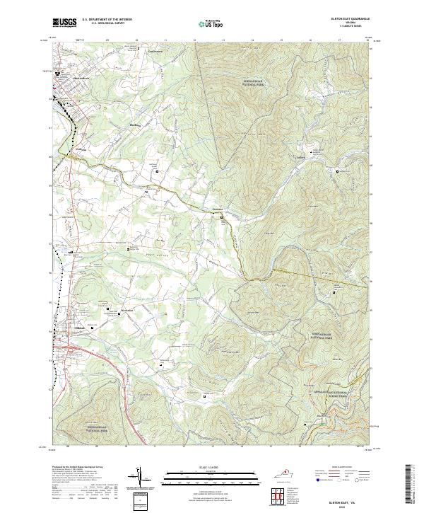 USGS Topographic Map – Elkton East