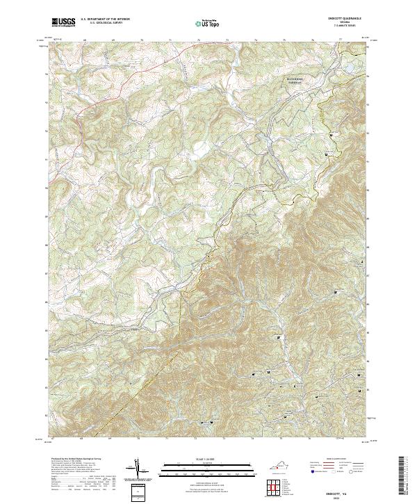 USGS Topographic Map – Endicott