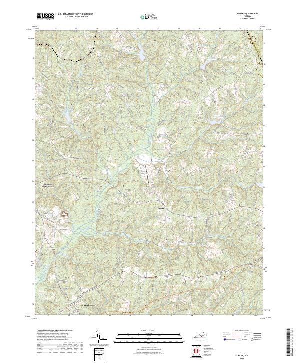 USGS Topographic Map – Eureka