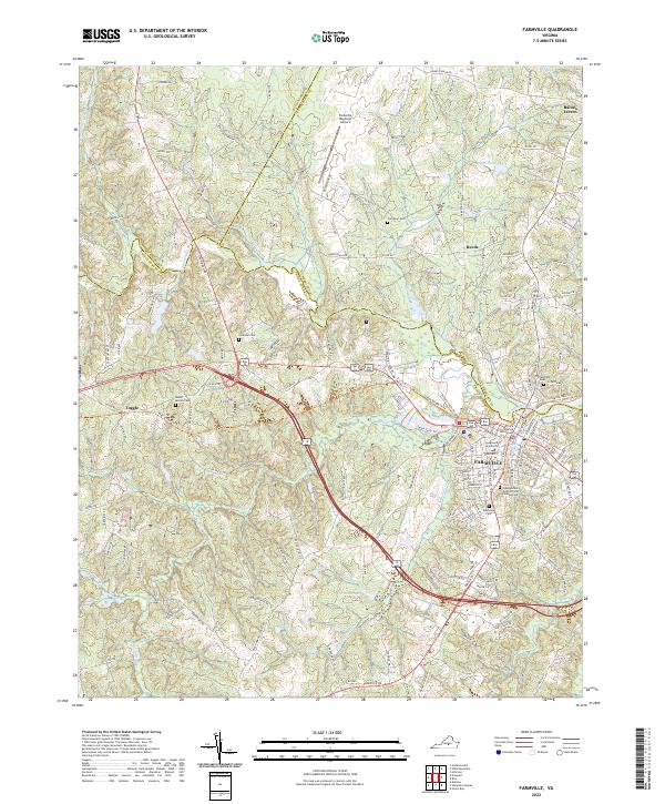 USGS Topographic Map – Farmville